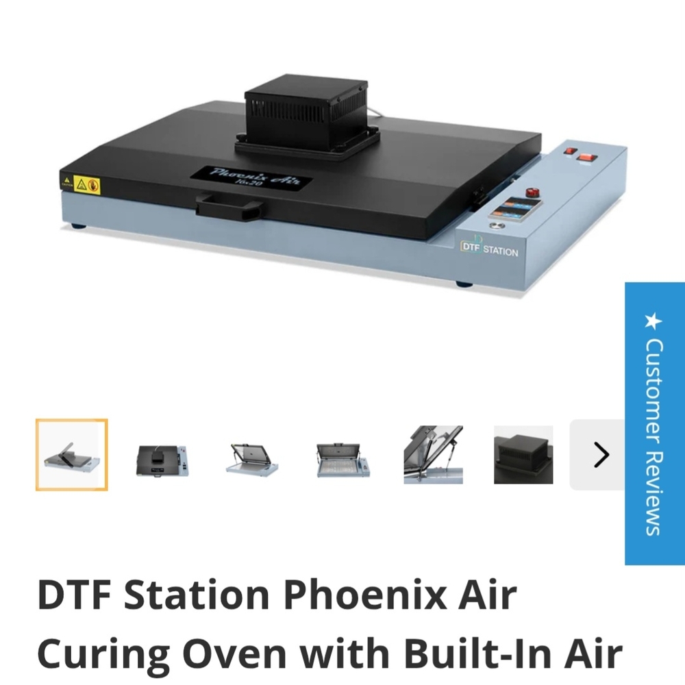 Phoenix Air Curing Oven - Black and Gray